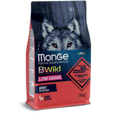 Monge BWild All Breeds Low Grain Wild Deer Adult 低穀物成犬野生鹿肉配方 2.5kg